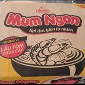 Mì tôm Micoem -  MUM NGON hương vị Lẩu tôm chua cay thùng 30 gói x70gr
