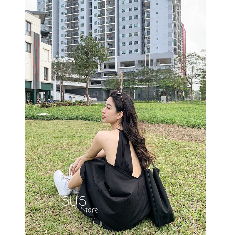 Váy Maxi Khoét Lưng Chất Thô Mềm Siêu Xinh M220-Vin_store168 | BigBuy360 - bigbuy360.vn