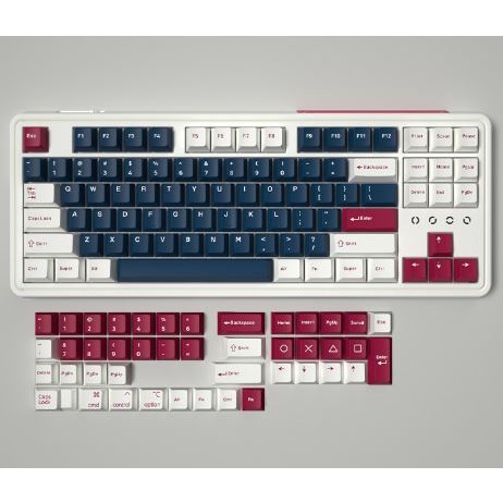 Bàn phím FLEsport CMK87 SAM Metal Heart 3 MODE (Bluetooth, Usb 2.4Ghz, Dây Type C/ RGB/Hotswap - Bàn phím cơ không dây