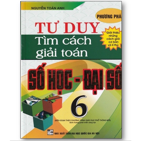 Sách - Combo Phương Pháp tư duy tìm cách giải toán 6 (Số học - Đại số + Hình Học)