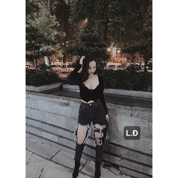 Áo nhung cúp tay dài