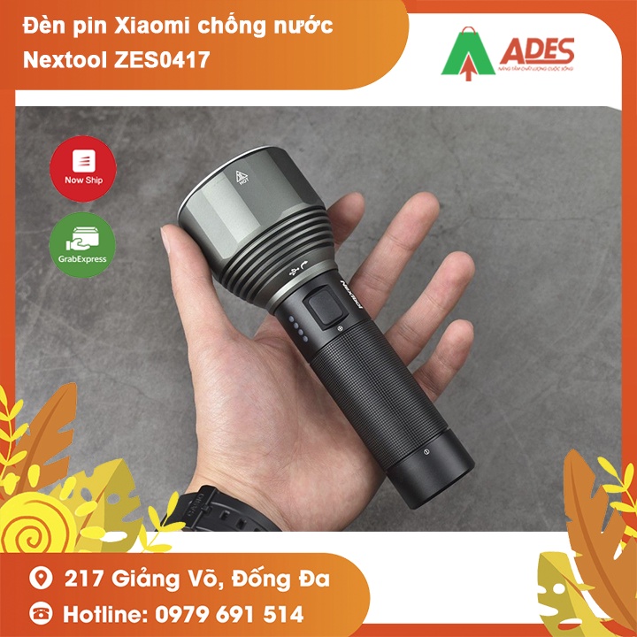 Đèn pin Xiaomi chống nước Nextool ZES0417 siêu sáng - Bảo Hành Chính Hãng