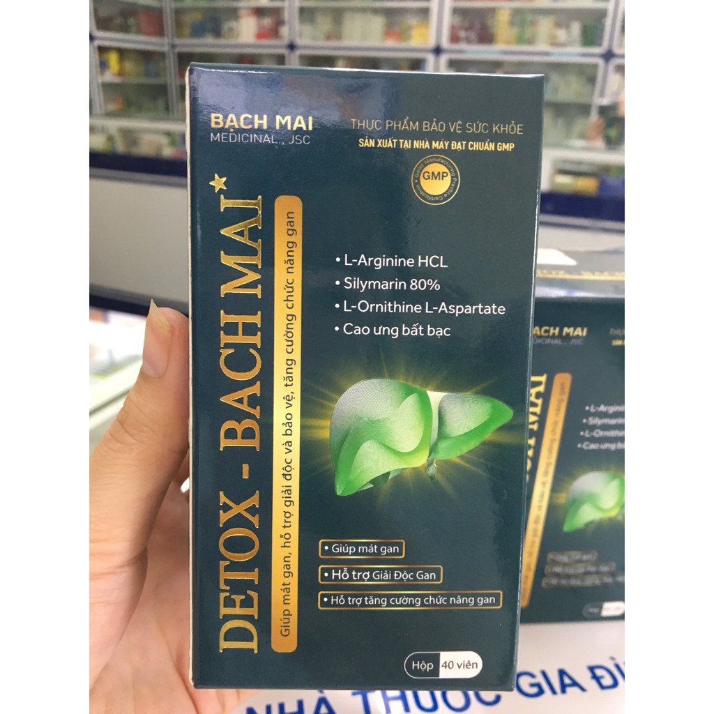 ✅  Thải độc gan Detox Bạch Mai - Mát gan giải độc cơ thể, tăng cường chức năng gan