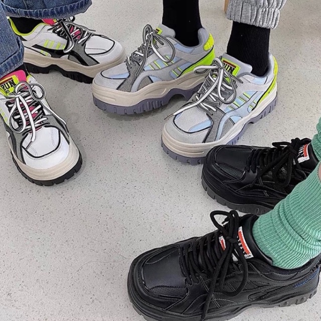 Giày Sneaker Đế Độn Phiên Bản Hàn Quốc Tăng Chiều Cao