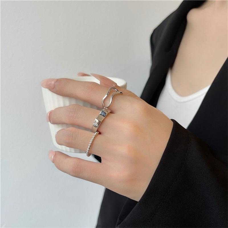 Set ba nhẫn thời trang sang trọng 2021