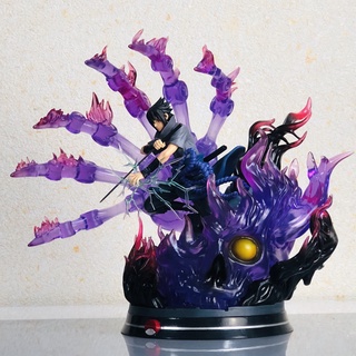 [ ORDER IB ĐĂT HÀNG ] Mô hình naruto Cữu Vĩ + Sasuke Susanoh