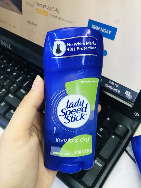 LĂN KHỬ MÙI LADY SPEED STICK INVISIBLE DRY 39.6GR CỦA MỸ