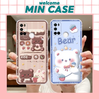 Ốp lưng Vsmart Joy 4 hình gấu, thỏ, hình nền đồng hồ dễ thương
