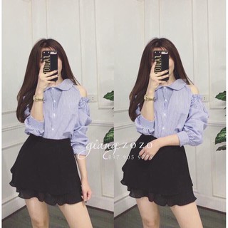 [ SIÊU RẺ ] Chân váy kèm bèo von