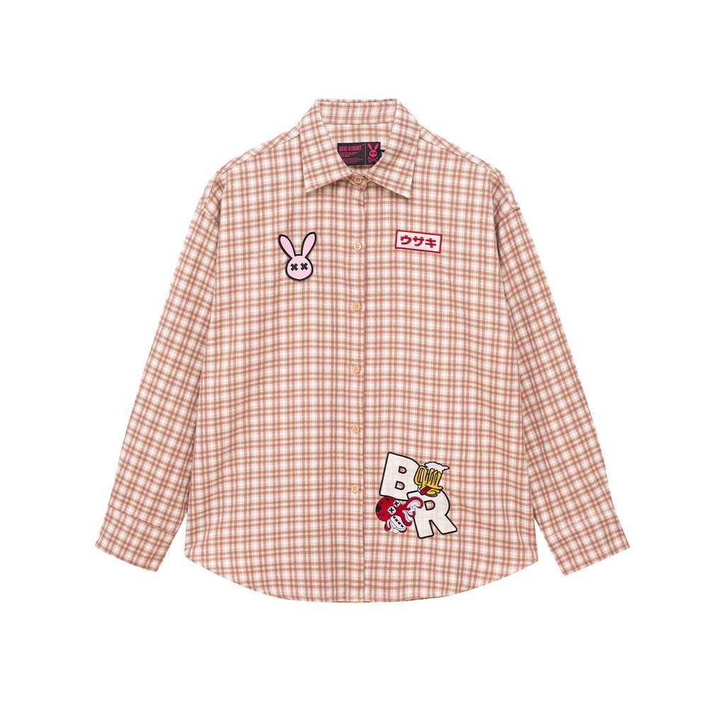 Áo Sơ Mi Unisex Bad Rabbit CHECKED RABBIT SHIRT - Local Brand Chính Hãng