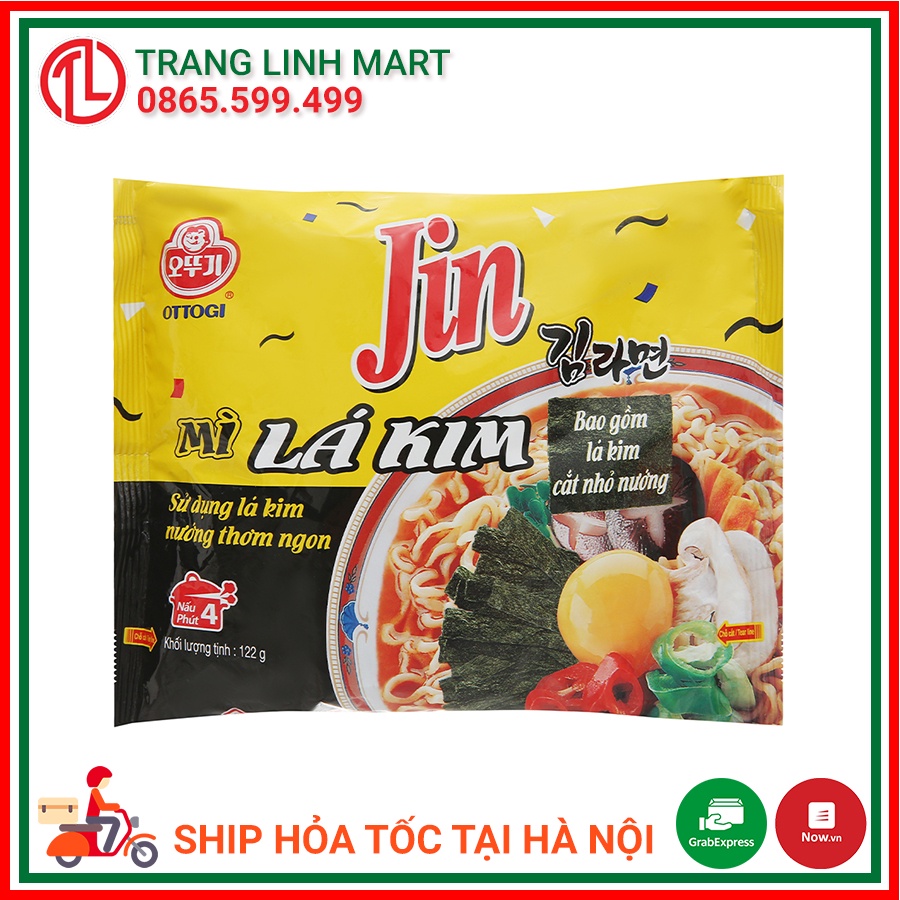Mì lá kim Jin Ottogi gói 122g