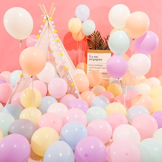 Set 100 bóng macaron mix đủ màu size 10" trang trí sinh nhật