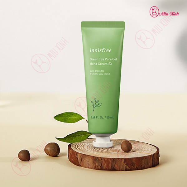 Kem Dưỡng Da Tay Trà Xanh [INNISFREE]  Green Tea Pure Gel Hand Cream EX 50ml