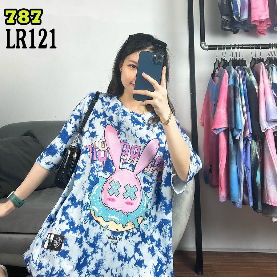 Áo thun loang màu 𝑭𝒓𝒆𝒆𝒔𝒉𝒊𝒑 Áo phông unisex LR34 {nhiều mẫu} vải cotton xượt poli co giãn thấm hút tốt, không xù lông