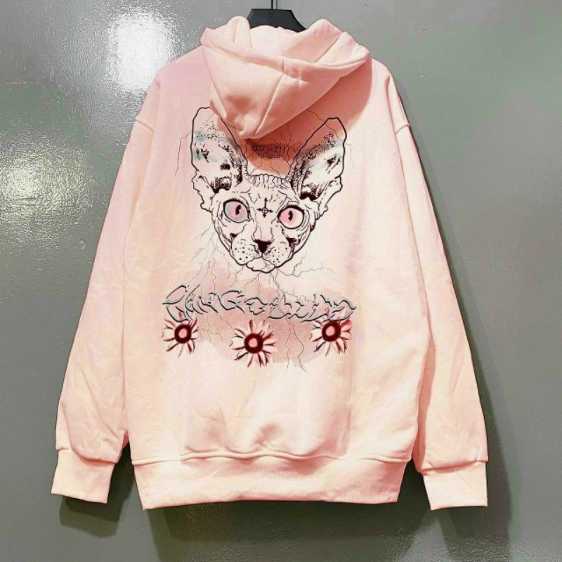 ÁO HOODIES NỈ CỰC XỊN VỚI ITEM MÈO HOÀNG THƯỢNG HOT HIT CỦA NĂM BAO ĐẸP