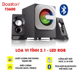 Loa Vi Tính BOSTON T3600 - Tích hợp Blutooth, USB, Thẻ Nhớ - Âm Thanh HD - BH 12 THÁNG !