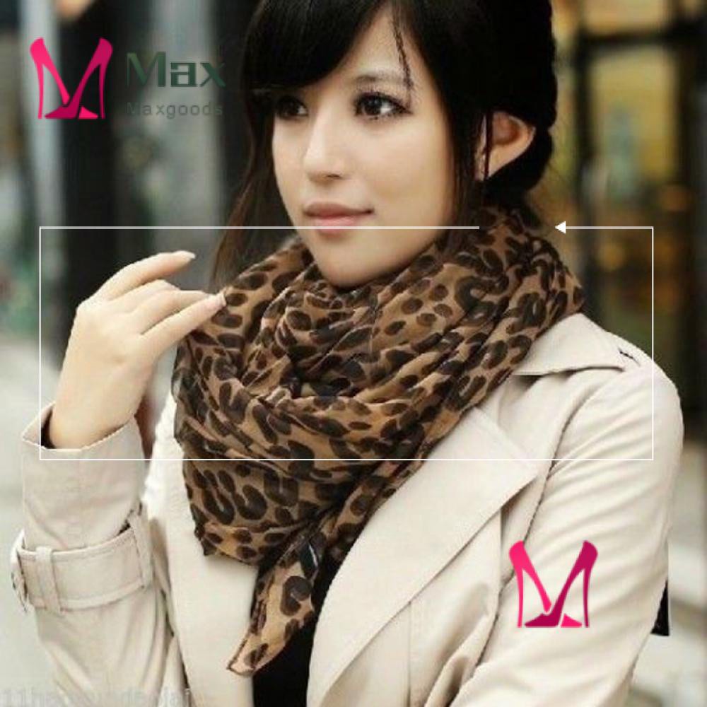 Khăn Choàng Chiffon Mềm Mại Họa Tiết Da Báo Thời Trang Cho Nữ | BigBuy360 - bigbuy360.vn