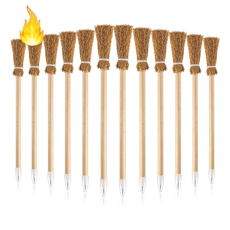 Set 12 Bút Chì Kèm Chổi Phù Thủy Hóa Trang Halloween