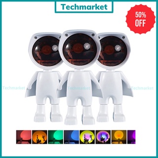 Đèn hoàng hôn robot, đèn chụp ảnh quay video tiktok , đèn chiếu cầu vồng phi hành gia