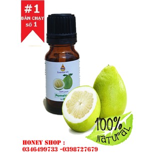 Tinh dầu 100% Nguyên Chất Vỏ Bưởi 10ml có chứng nhận