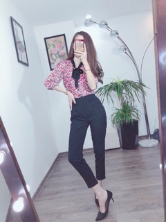 Sơ mi cổ nơ