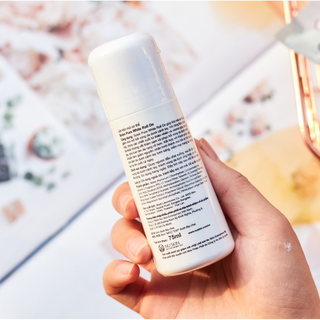 Lăn Khử Mùi NuSkin Scion Pure White Roll | BigBuy360 - bigbuy360.vn