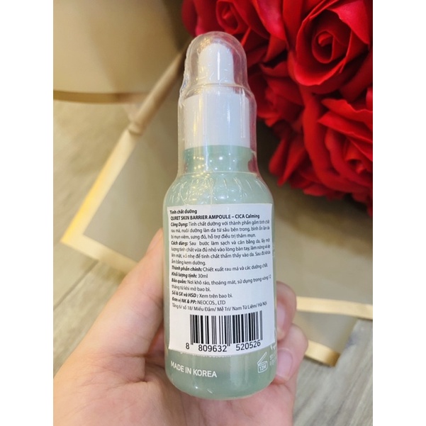 TINH CHẤT SERUM CẤP NƯỚC CHO DA QURET SKIN BARRIER AMPOULE - HYALURONIC 30ML(288k)