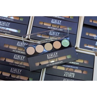 Bảng che khuyết điểm 5 ô ashley five cream concealer palette