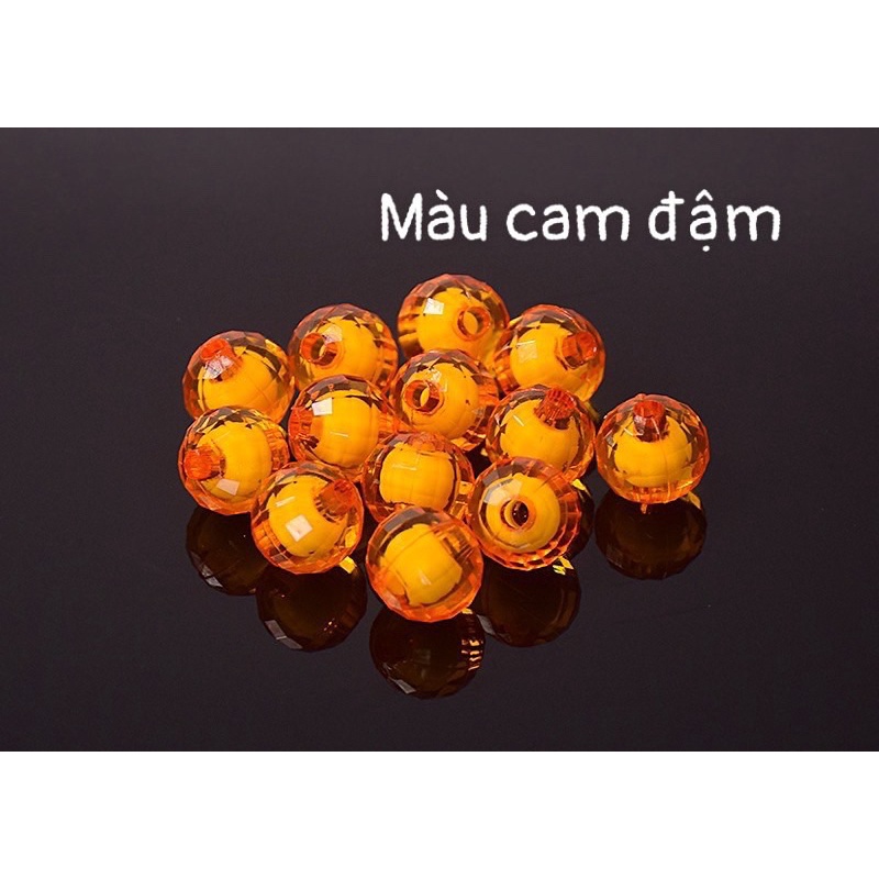 Hạt cườm acrylic 8mm/8ly,hạt làm nhuỵ hoa, rèm,làm hoa trang trí các loại