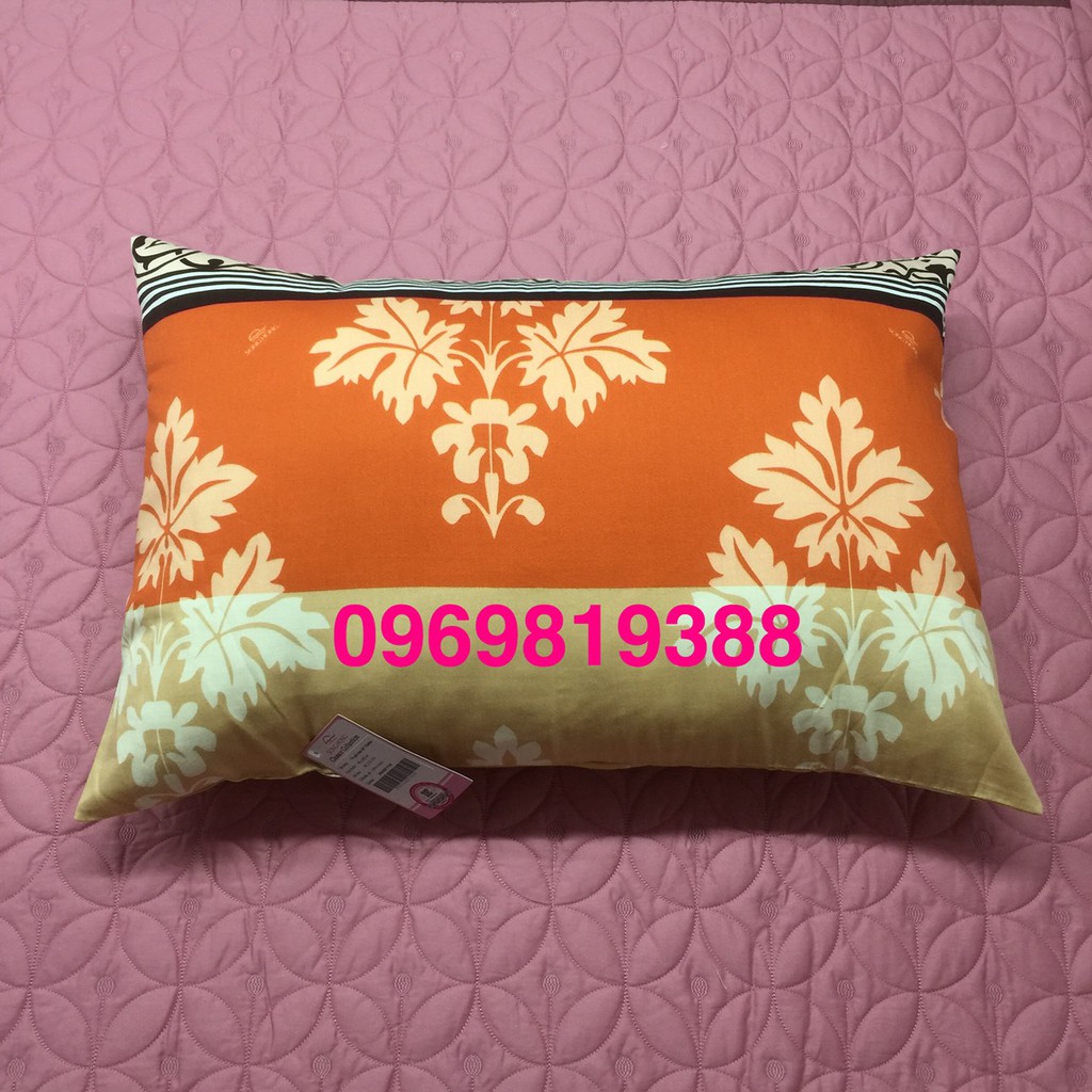 Vỏ gối đơn 45x65cm cotton Sông Hồng không chần