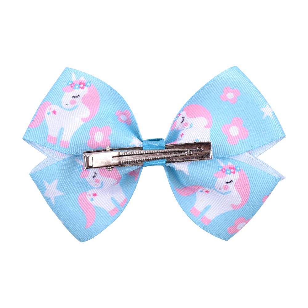 Kẹp tóc đính nơ KIDSBOWS phong cách kỳ lân đáng yêu cho bé