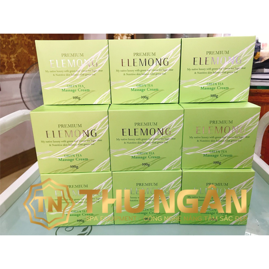 KEM MASSAGE TRÀ XANH ELEMONG GREEN TEA MASSAGE CREAM 300G CHÍNH HÃNG - 6294