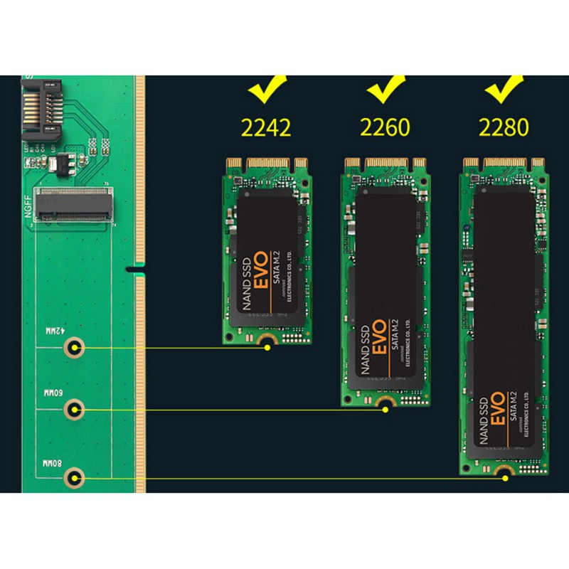 Card Chuyển Đổi Maiwo Kt035 M.2 (Ngff) Sang Sata Ddr2 | BigBuy360 - bigbuy360.vn