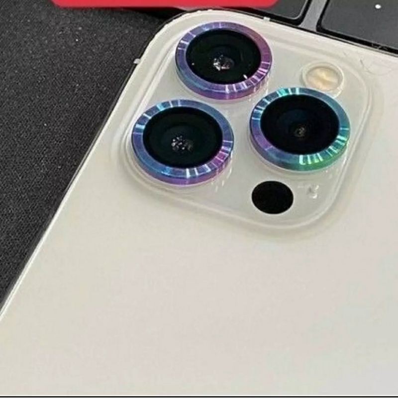 [ỐP VIỀN CAMERA 7 MÀU] VIỀN BẢO VỆ CAMERA ÁNH 7 MÀU CHO IPHONE 11/11PRO/11PROMAX/12MINI/12/12PRO/12PROMAX | BigBuy360 - bigbuy360.vn