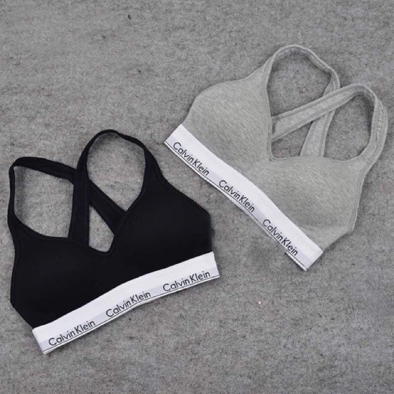 (NGỘ SẴN) Set đồ lót thể thao CK dây chéo có mút - Áo tập gym, yoga | BigBuy360 - bigbuy360.vn