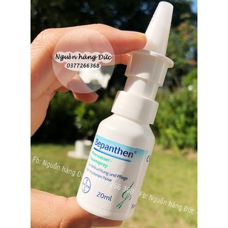 Xịt mũi muối biển Bepanthen Đức cho bé từ sơ sinh, trẻ em và người lớn - Nguồn hàng Đức