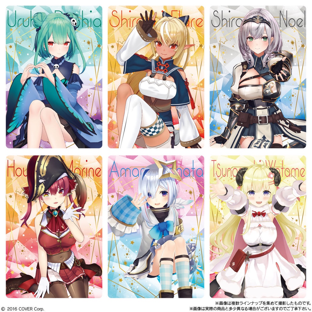 Thẻ bài nhân vật Hololive Wafer