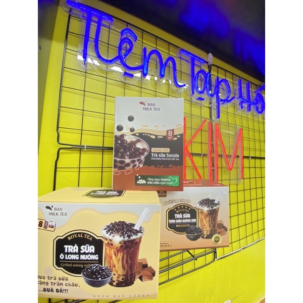 Trà sữa trân châu BAN MILK TEA hộp 416g