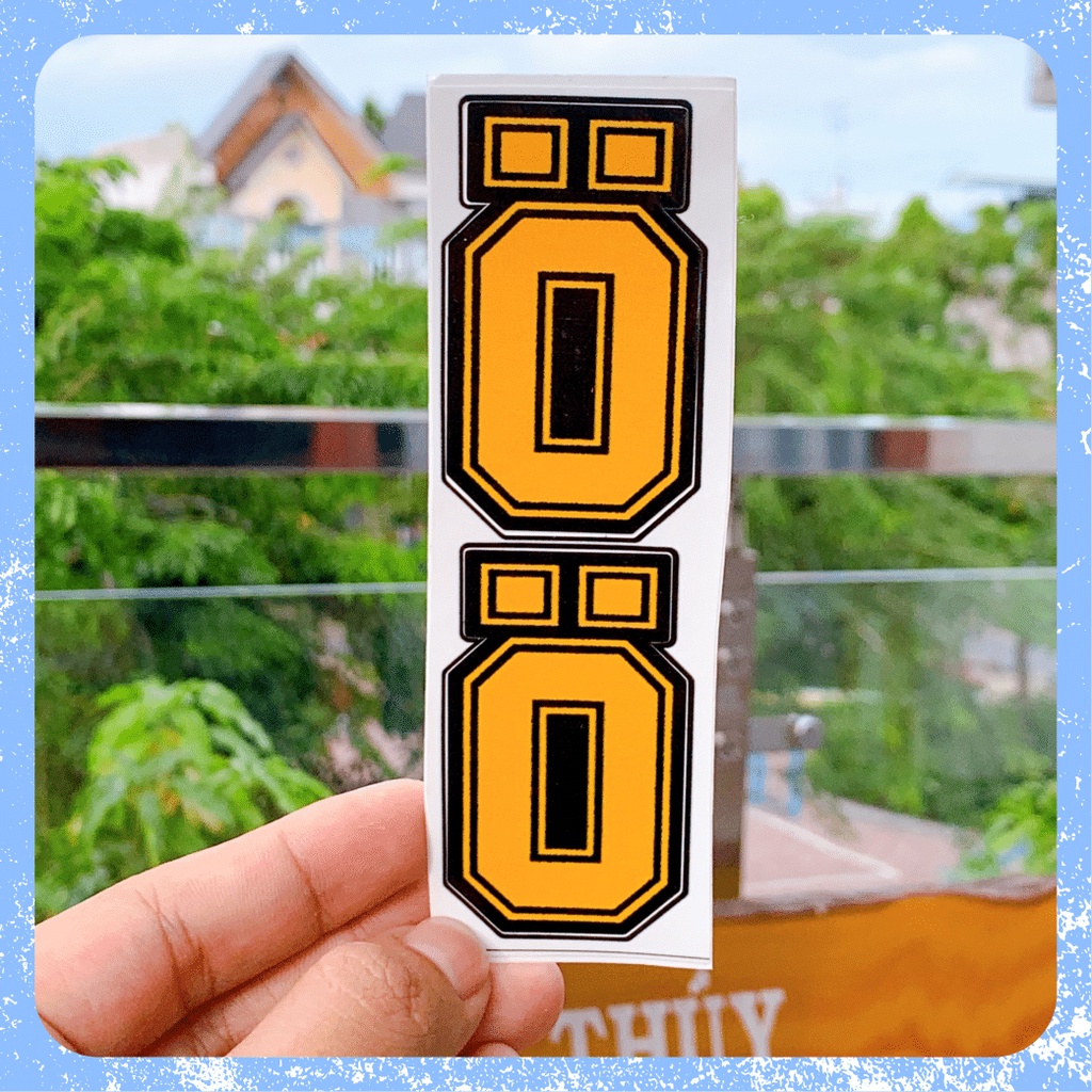 Sticker OHLINS,decal xe máy cao cấp không phai màu,nhãn dán mini FREESHIP