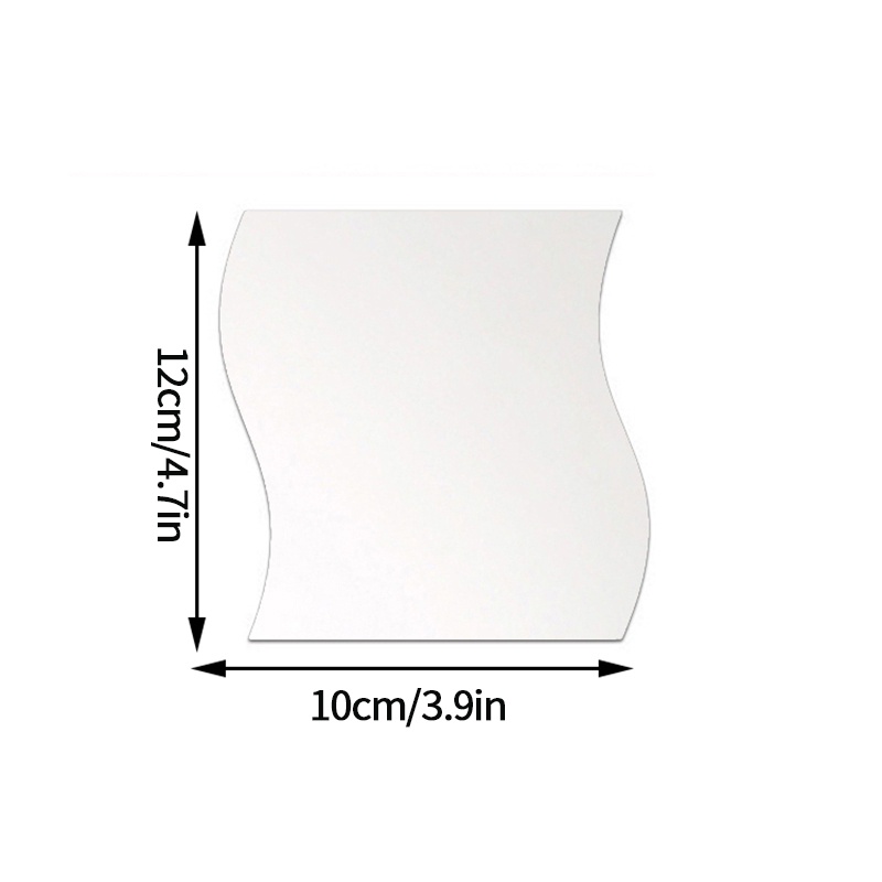 Gương Dán Tường Trang Trí Nhà Tắm Tráng Gương Acrylic Sáng Tạo DIY