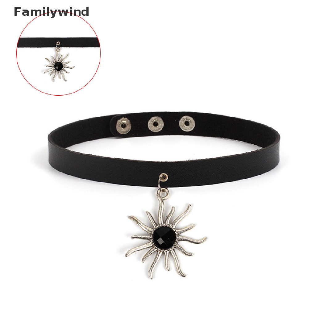 Vòng Cổ Choker Da PU Gắn Gai Nhọn Phong Cách Gothic Punk