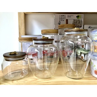 [Giá sỉ] LỌ HŨ CHUM THỦY TINH CÓ NẮP GỖ SẦN BÌ KHÔNG MỐC CỰC CHẮC 0,5L - 1L - 1,2L GIÁ RẺ
