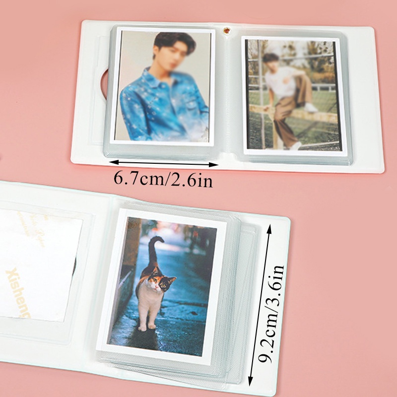 Album Đựng Ảnh 3 inch 32 Ngăn Hình Trái Tim