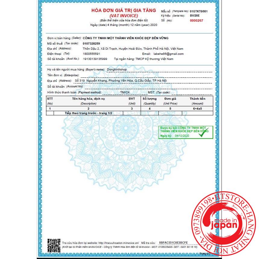 Viên uống tinh chất hàu tươi Orihiro Nhật Bản 120 viên