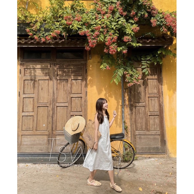 VÁY MAXI CỔ YẾM HỞ LƯNG SIÊU HOT | BigBuy360 - bigbuy360.vn