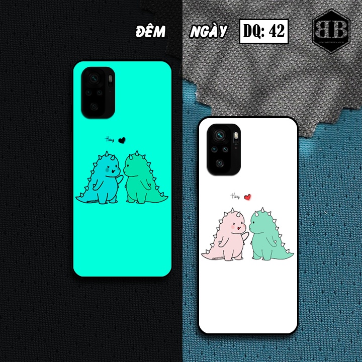 Ốp lưng kính Dạ Quang Xiaomi Redmi Note 10 / Redmi Note 10S phát sáng trong đêm đẹp mê luôn