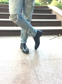 [TẶNG LÓT TĂNG CHIỀU CAO] Chelsea Boot Đế Phíp Da Bò 100%