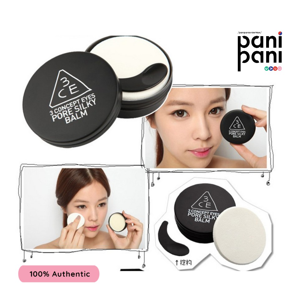 [100% AUTH] Kem Lót  3CE Kiềm Dầu Che Phủ Lỗ Chân Lông Dạng Sáp Pore Silky Balm 25G