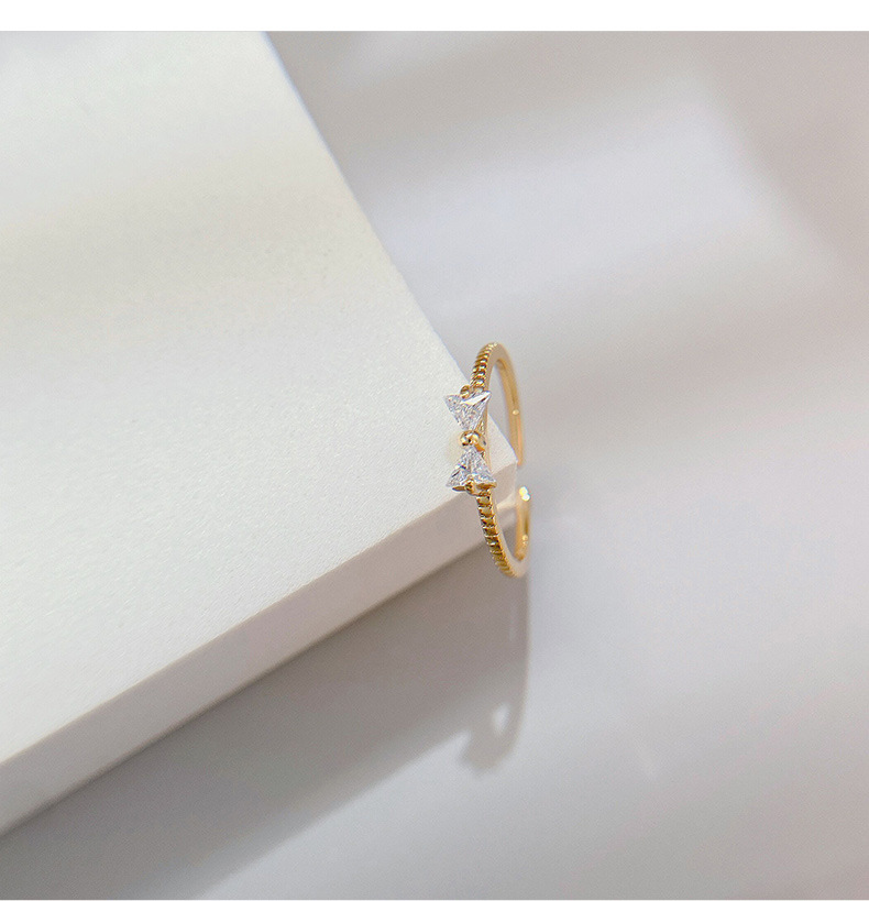 18k Gold Plated Ring Adjustable Size
