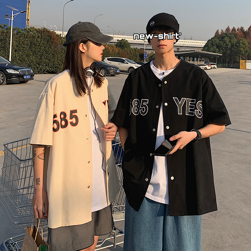 Áo Sơ Mi Bóng Chày  Tay Ngắn Thời Trang Dành Cho Nam Jersey Áo Bóng Chày UNISEX | BigBuy360 - bigbuy360.vn